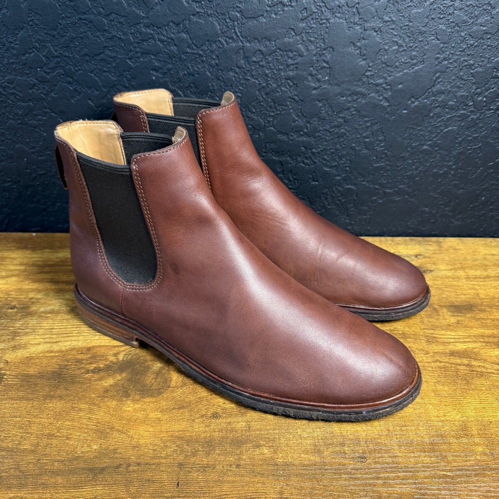 Clarks Clarkdale Gobi 261362517075‎ Brown Leather Chelsea Boots Mens 8.5M